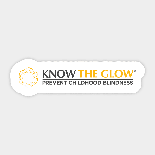 Know The Glow Logo Sticker by World Eye Cancer Hope